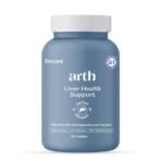 Arth Liver Support | Liver Detox Supplement | Supports Fatty Liver Detox & Metabolism | Formulated with Silymarin/Milk Thistle, CoQ10, Vitamin C & E | Emcure Pharmaceuticals Ltd. | 60 Veg Tablets - Fast UK Delivery