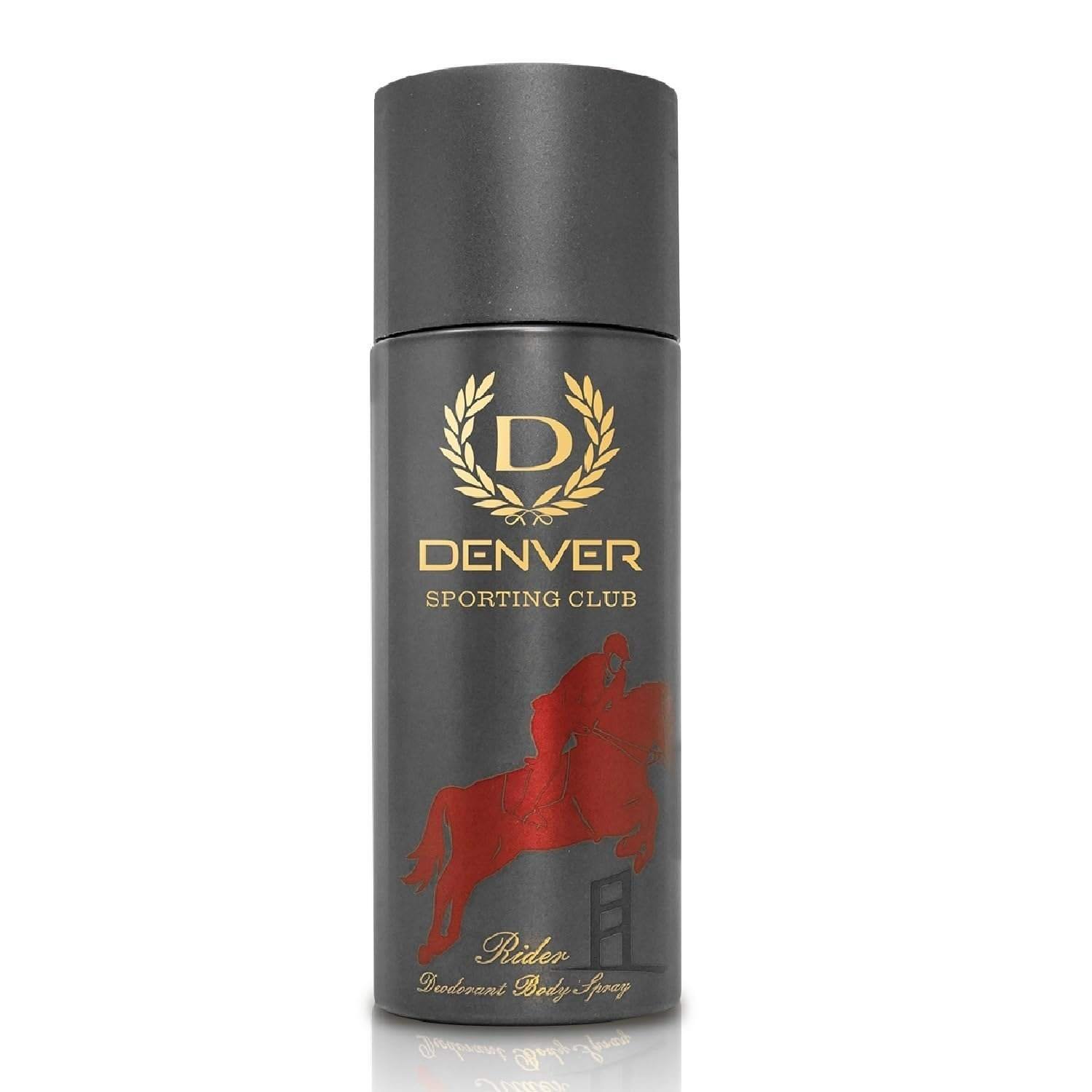 uk61n8srLfXhL-1-1.jpg DENVER Sporting Club Rider - 200ML | Long Lasting Deo Body Spray - For Men - Fast UK Delivery - Image 1