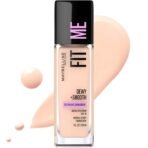 Maybelline Fit Me Dewy + Smooth Natural Liquid Full Coverage Foundation Makeup For Dry Skin, Fair Ivory, 1 Fl Oz., Pack Of 1 - Fast UK Delivery