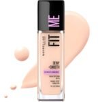 Maybelline Fit Me Dewy + Smooth Natural Liquid Full Coverage Foundation Makeup For Dry Skin, Fair Ivory, 1 Fl Oz., Pack Of 1 - Fast UK Delivery
