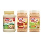 Dr. Oetker FunFoods Mayonnaise and Sandwich Spread Combo - Veg Mayo Original 250g, Cucumber & Carrot Sandwich Spread 250g and Cheese Chilli Sandwich Spread 250 Grams - Fast UK Delivery