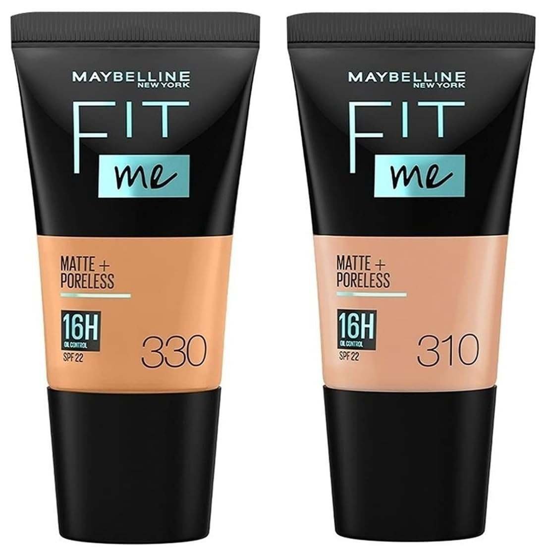 uk61ns2gZiEfL-1.jpg Maybelline New York Fit Me Matte+Poreless Liquid Full Coverage Foundation For Oily Skin Powder Tube,310 Sun Beige,330 Toffee,18Ml,Pack Of 1 - Fast UK Delivery - Image 1