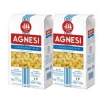 Agnesi Chifferi Rigati Pasta, 500g, Pack of 2, Product of Italy - Fast UK Delivery