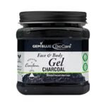 Gemblue Biocare Face and Body Gel | Skin Brightening | Hydrating | Non Greasy | Moisturizing | Light Weight | Nourishing Formula (Gemblue Biocare Charcoal Gel, 385ml 12.92 fl oz.) - Fast UK Delivery