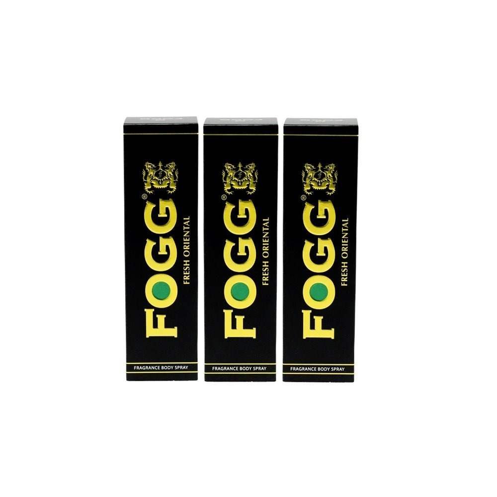 uk61ok9hlFj3L-1-1.jpg FOGG Fresh Deodorant Spray Oriental Black Series For Men, 120Ml (Set Of 3) - Fast UK Delivery - Image 1
