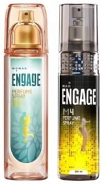 Engage M4 Fresh Perfume Spray For Men, 120Ml W3 Perfume Spray For Women, 120Ml - Fast UK Delivery