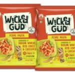 WickedGud 2X Fiber Penne Pasta | No Maida | Durum Wheat Semolina | Brown Rice | Red Lentils | Healthy Diet Pasta - 400gm x 2 - Fast UK Delivery
