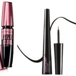 Maybelline Hyper Glossy Liquid Liner, Black, 3g And Maybelline New York Hypercurl Mascara Waterproof, Black, 9.2ml - Fast UK Delivery