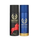 DENVER Sporting Club Champ Deo & Pride Deo (200ML Each, Pack of 2) Long Lasting Deodorant Spray - For Men - Fast UK Delivery