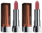 Maybelline New York Color Sensational Creamy Matte, 660 Touch of Spice, 3.9g with FREE Color Sensational Creamy Matte 507 Almond Pink - Fast UK Delivery