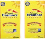 Dr. Morepen Evamore Sun Guard For All Skin Type - SPF 50 PA++ (100 Ml) Pack Of 2 - SPF 50 PA++ (200 Ml)