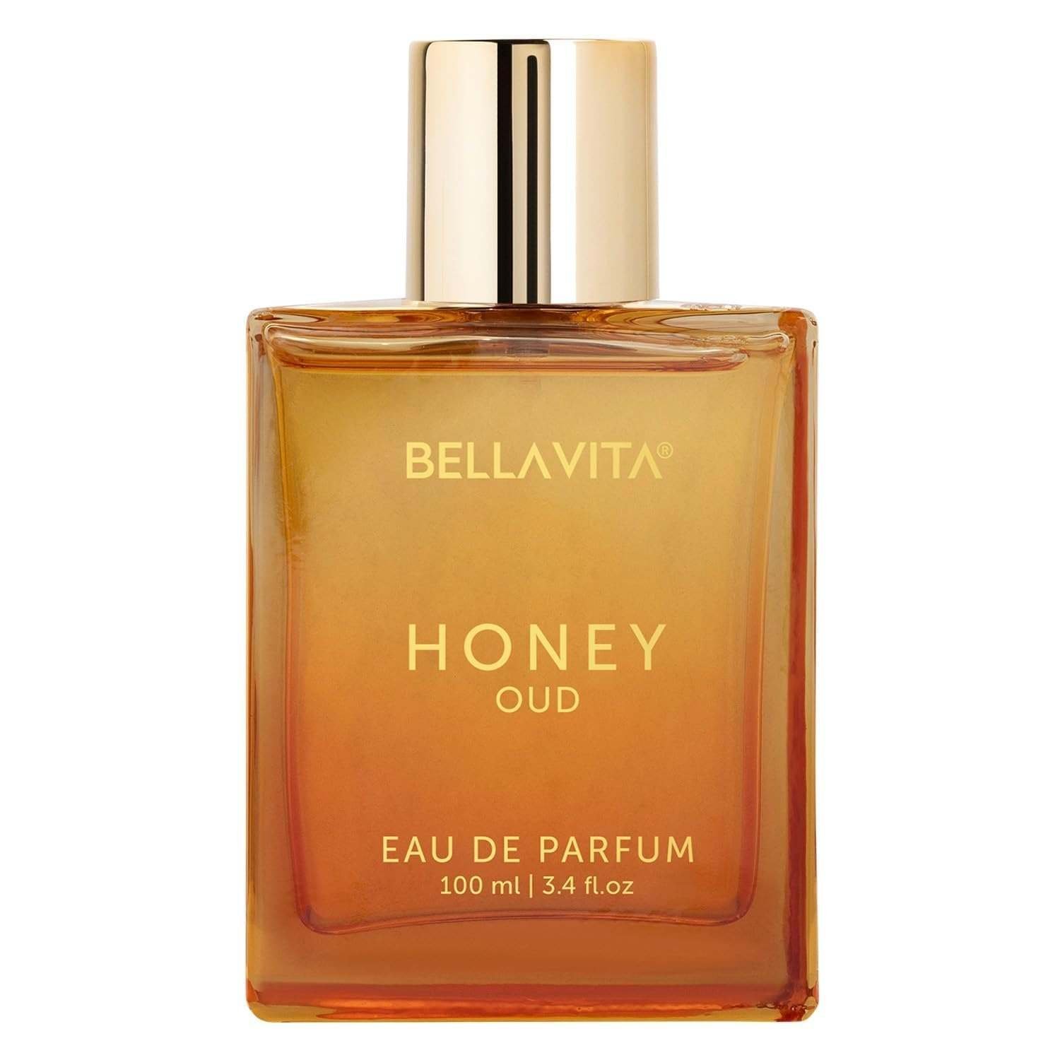 uk61phci02eZL-1.jpg Bella Vita Luxury Honey Oud Unisex Eau De Parfum With Bergamot, Patchouli, Vanilla Premium, Long Lasting Sweet & Spicy Liquid Fragrance, 100ml - Fast UK Delivery - Image 1