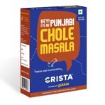 CRISTA Punjabi Chole Masala | Amritsari Channa Mixed Spice Blend | No Added Sugar | Vegan | Zero added Colours, Fillers, Additives & Preservatives | 100 gms