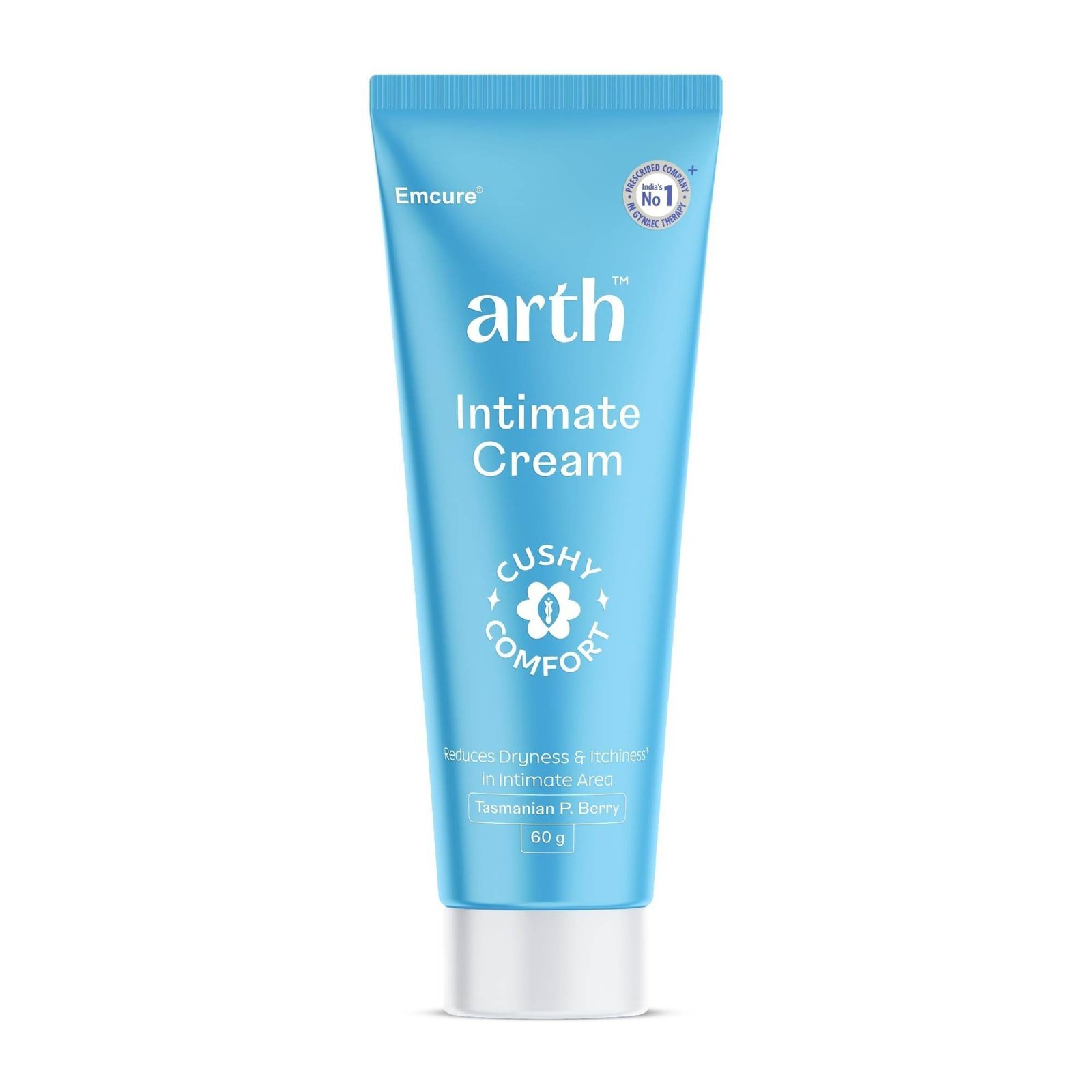 uk61qI9vGgDUL-1-1.jpg Arth Intimate Cream |Daily Soothing Vaginal Vula Moisturizer Lotion for Vulva Dryness, Itchiness and Discomfort |Hormone Free, Antibacterial, Clinically Studied*, Sulphate Free, pH-balanced, Paraben Free| Complete Tasmanian P. Berry, Austrian Tea Tree, Natural Moisturizers | 60g - Fast UK Delivery - Image 1