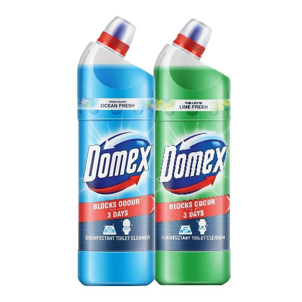 uk61qUWiimvdL-1-1.jpg Domex Fresh Guard Disinfectant Toilet Cleaner Liquid|| Ocean Fresh|| 1 L and Domex FreshGuard Toilet Cleaner,Lime Fresh, 1 ltr - Fast UK Delivery - Image 1