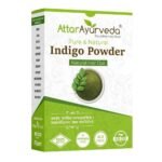 Attar Ayurveda Indigo Powder for black Hair (200 grams) - Fast UK Delivery