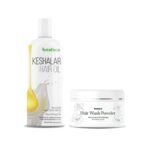 Beaface Combo Hair Pack Keshalar Hair Oil 100 ml Hair Wash 100gm (Pack of 2) - Fast UK Delivery