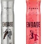 Engage New Metal Range Drizzle Fresh Deodorant Spray For Women, 150Ml / 165Ml Blush Deodorant For Women, 150Ml / 165Ml - Fast UK Delivery