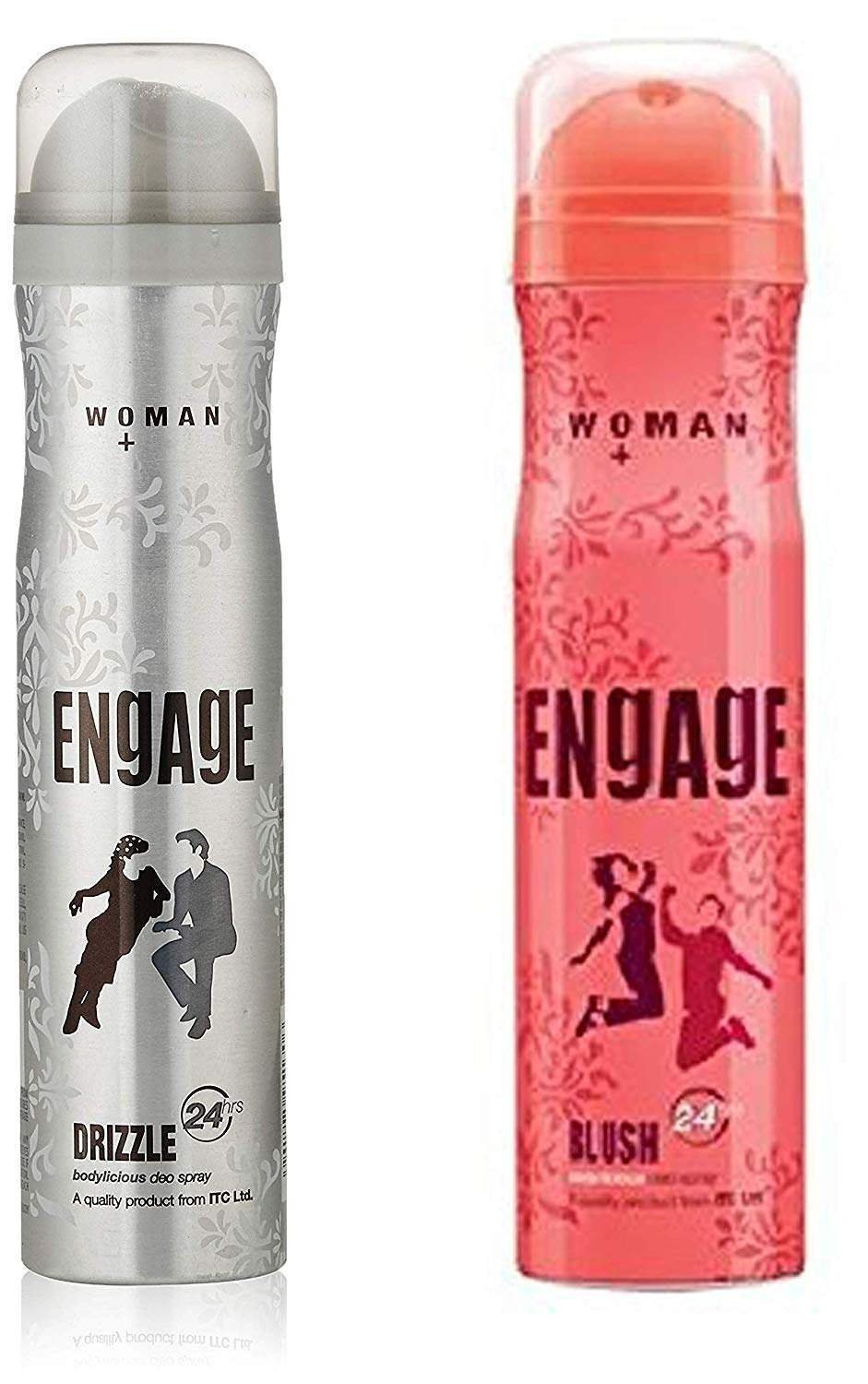 uk61qcyrV16mL-1-1.jpg Engage New Metal Range Drizzle Fresh Deodorant Spray For Women, 150Ml / 165Ml Blush Deodorant For Women, 150Ml / 165Ml - Fast UK Delivery - Image 1