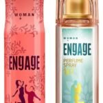 Engage Blush Bodylicious Deo Spray for Women, 150ml/100g and W3 Perfume Spray for Women, 120ml - Fast UK Delivery