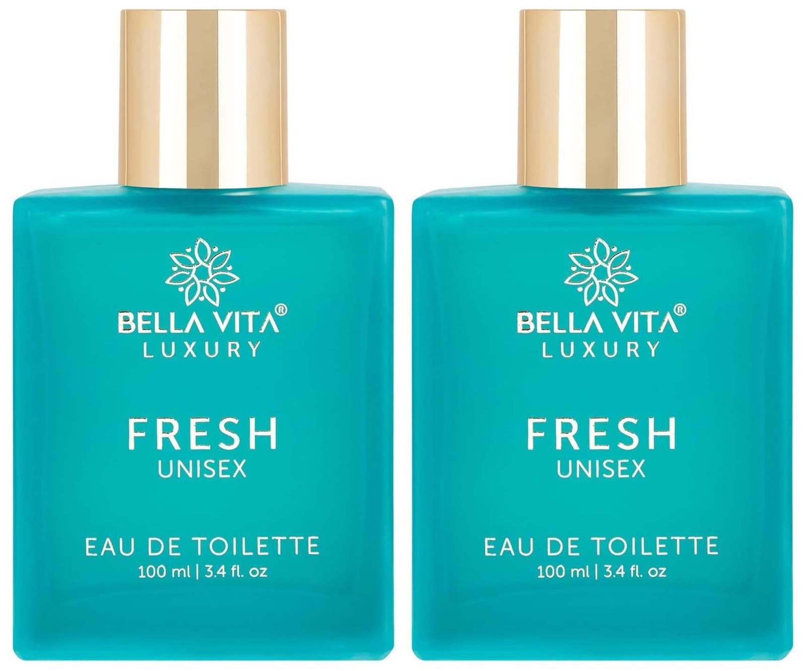 uk61r1HRXzb9L-1.jpg Bella Vita Luxury FRESH Eau De Toilette Unisex Perfume for Men & Women with Bergamot, Ylang Ylang |Refreshing EDT Long Lasting Fragrance Scent, 100 Ml (Pack of 2) - Fast UK Delivery - Image 1