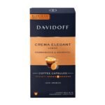 Davidoff Crema Elegant Lungo Harmonious & Aromatic Coffee 10 Capsules - 6/12 Intensity - 100% Arabica - 55G - Fast UK Delivery