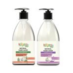 Koparo Natural Hand Wash Liquid | Lavender and Aloe and Green Tea Combo | 500ml Each | Safe for Kids and All Skin Types | Eco Friendly, Plant Based & Non Toxic - Fast UK Delivery