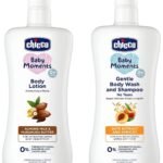 Chicco Body Lotion 500Ml With Chicco Gentle Bodywash And Shampoo 500Ml - Fast UK Delivery