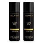 Bella Vita Luxury Ceo Man Body Parfum No Gas Liquid Deodorant Combo|Office Wear Deo For Male With Long Lasting Notes Of Tonka, Woody, 150Ml Each - Fast UK Delivery