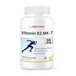 Vitamin K2 as Mk-7 55mcg | Supports Bone Health | Promotes Heart Health | 120 Veg Capsules - Fast UK Delivery