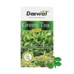 Deewal Tulsi Green Tea 100% Natural Weight Management Herbal Tea | Caffeine-Free Flower-Based Tulsi Green Tea | Vegan, Non-GMO | Stress-Relieving and Energizing Power - Fast UK Delivery