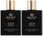Bella Vita Luxury CEO Woman Eau De Parfum Perfume with Ylang Ylang, Vanilla, Musk, Tonka & Plum|Spicy Long Lasting EDP Fragrance Scent for Women 100Ml (Pack of 2) - Fast UK Delivery
