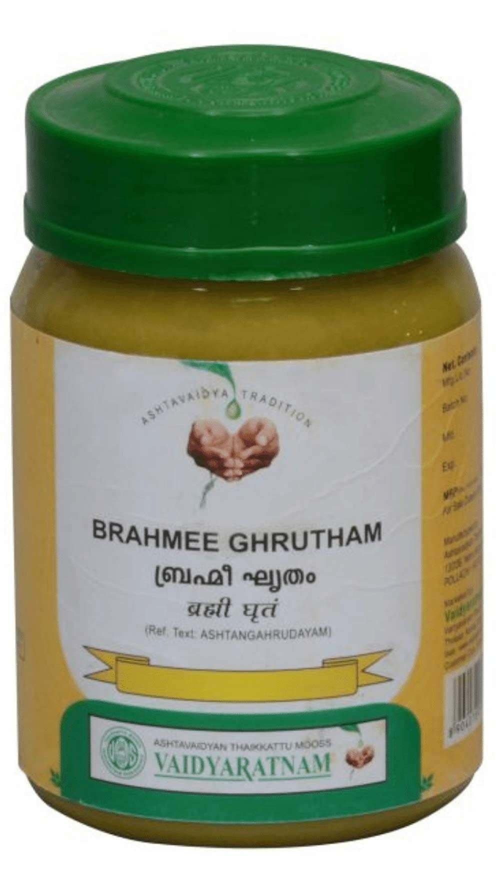 uk61sQVDogClL-1.jpg Vaidyaratnam Brahmee Ghrutham 150 G (Pack Of 2)| Ayurvedic Products | Ayurveda Products | Vaidyaratnam Products - Fast UK Delivery - Image 1