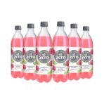 Paper Boat Zero Cranberry Lime Sparkling Water, Pack of 6, 600ml Each | Zero Sugar, Zero Calories | Sugar Free| Flavoured Carbonated Water | No Aspartame - Fast UK Delivery