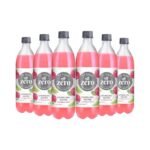 Paper Boat Zero Cranberry Lime Sparkling Water, Pack of 6, 600ml Each | Zero Sugar, Zero Calories | Sugar Free| Flavoured Carbonated Water | No Aspartame - Fast UK Delivery