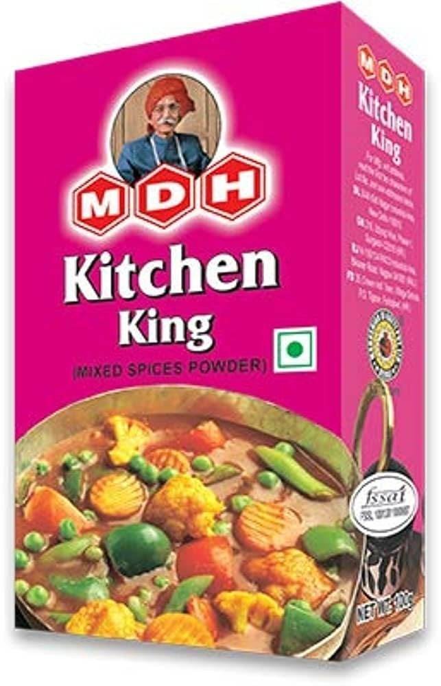 uk61sl3bcYjOL-1-1.jpg MDH Kitchen King Mixed Spices Powder, 100/110Gm, Cumin - Fast UK Delivery - Image 1