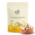 Paper Boat Premium California Pistachio, Salted Pista 200gm - Fast UK Delivery