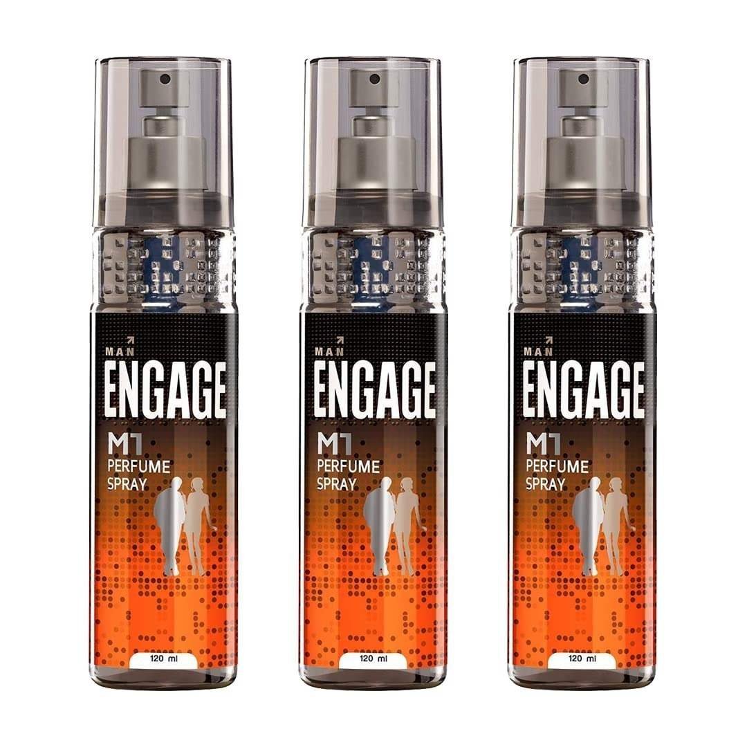 uk61tz-C8HixL-1-1.jpg Engage M1 Perfume Spray for Men, 360ml ( 120ml, Combo Pack of 3 ) - Fast UK Delivery - Image 1