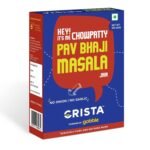 CRISTA Jain Chowpatty Pav Bhaji Masala | Premium Spices Blend | Vegan | No Onion | No Garlic | Zero added Colours, Fillers, Additives & Preservatives | 100 gms