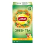 Lipton Honey Lemon Green Tea Bags, 25 Pieces - Fast UK Delivery