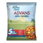 Emami Healthy & Tasty Advans SOYA Chunks 1kg Pouch - Family Pack - Fast UK Delivery