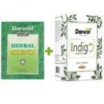 Deewal Khadi Mehndi & Indigo Powder Combo For Both Men And Women, 2 Count - Fast UK Delivery