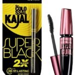 Maybelline New York Colossal Kajal, Super Black, 0.35g And Maybelline New York Hypercurl Mascara Waterproof, Black, 9.2ml - Fast UK Delivery