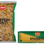 Del Monte Chifferi Pasta (Imported from Italy), 100% Durum Wheat Semolina, 1kg & Del Monte Spaghetti Pasta (Imported), 500g - Fast UK Delivery