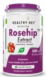 HealthyHey Nutrition Rosehip Extract 60 Veg Capsules - Fast UK Delivery