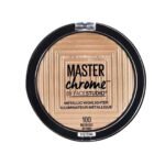 Maybelline New York Bronzer, Metallic Highlighter, Bronzer, Sheen Metallic Finish, Molten Gold, Master Chrome by Face Studio, 6.7g - Fast UK Delivery