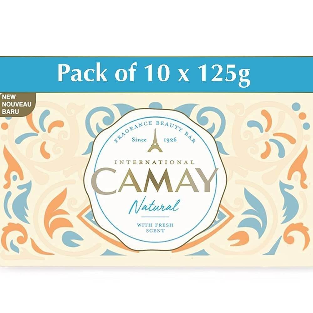 uk61vLYS1zDuS-1-1.jpg Camay Natural International Beauty Bar| Beauty Bathing Soap| Fresh Fragrance| For All Skin Types 125g|PO10 - Fast UK Delivery - Image 1