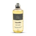 The Bath Store Vanilla Body Wash Shower Gel | Exfoliating Body Wash For Dry Skin & Oily Skin | Tan Removal Body Wash For Men & Women | Liquid Soap For Bath - 300ml - Fast UK Delivery