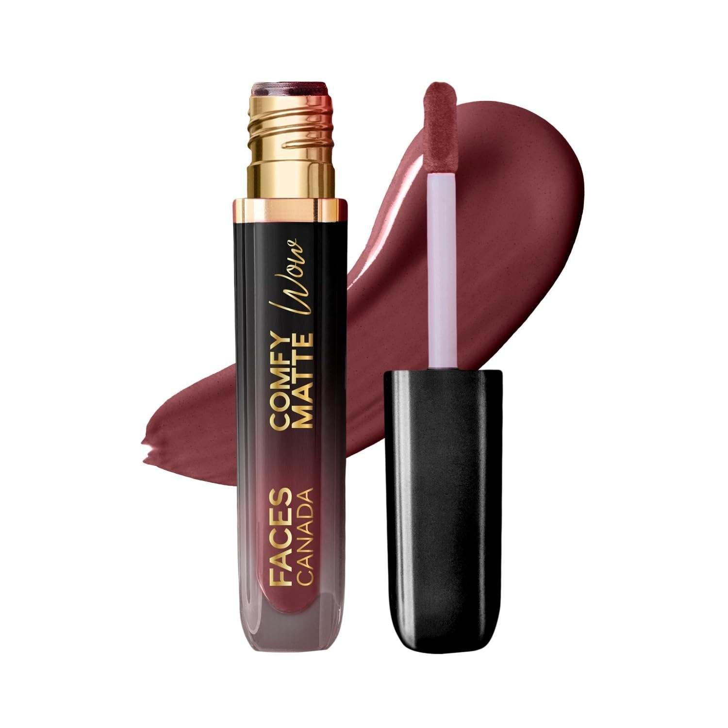uk61vj4zII0L-1.jpg FACESCANADA Comfy Matte Wow Liquid Lipstick - Cocoa Crush 07, 3.8Ml | One Swipe Application | Highly Pigmented | Comfortable Wear | Glides Smoothly | Long Lasting | Transferproof - Fast UK Delivery - Image 1