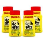 Pet Saffa Granules | Natural Laxative | Constipation Relief | Relief from disgetive problems like Acidity, Gas & Bloating - 60g (Pack of 4) - Fast UK Delivery